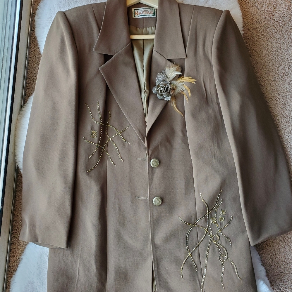VTG Olive Blazer - Picture 3 of 5